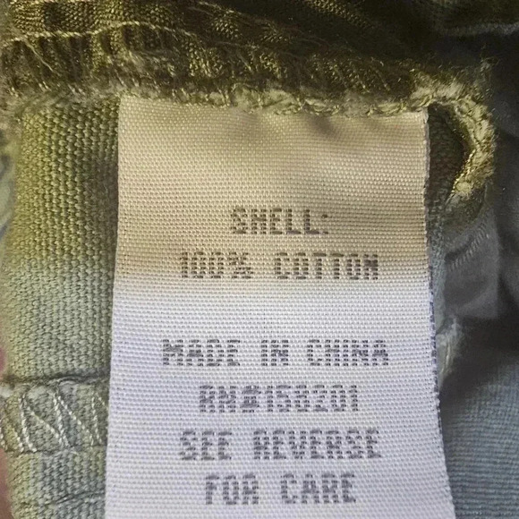 Los Angeles Sixty Six Green Utility High Waisted Cargo Pants W Pockets Sz 5 - Picture 10 of 11